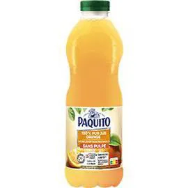 PAQUITO 100% pur jus orange sans pulpe 1,5l