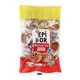 MARQUE REPÈRE, ÉPI D'OR Briochettes pépites Chocolat - x12 500g