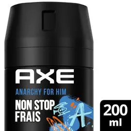 AXE Déodorant homme Anarchy Non-Stop Frais 200ml
