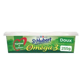 ST HUBERT Margarine Doux Oméga 3 Tartine et Cuisson OMEGA 3 255g