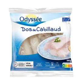 ODYSSÉE Dos de cabillaud 560g