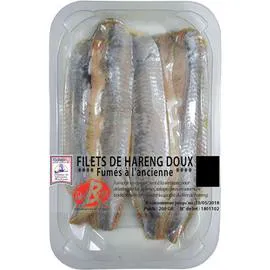 J.C. DAVID Filet de hareng doux fumé au feu de bois 200g