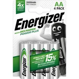 ENERGIZER Pile rechargeable Power Plus AA/LR6 2000 mAh x4