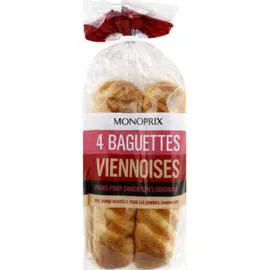 MONOPRIX Baguettes viennoises 340g
