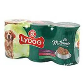 MARQUE REPÈRE, TOUS MES AMIS Boîtes chiens Mitonnées Agneau poulet veau 3x410g
