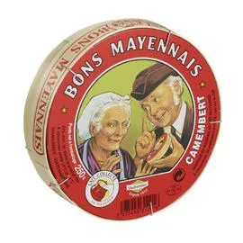 BONS MAYENNAIS Camembert Au Lait Pasteurisé 250g