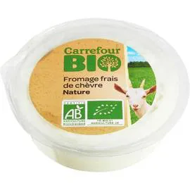 CARREFOUR BIO Fromage Frais de Chèvre Bio Nature 150g