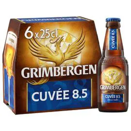 GRIMBERGEN Bière blonde Cuvée 6x25cl