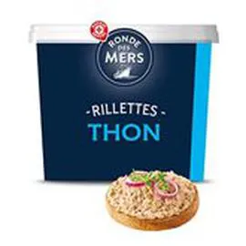 MARQUE REPÈRE, RONDE DES MERS Rillettes de thon MSC 150g