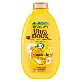 GARNIER, ULTRA DOUX Shampooing à la Camomille & Miel de Fleurs 600ml