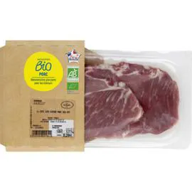 MONOPRIX BIO Côte de porc Echine x2 260g