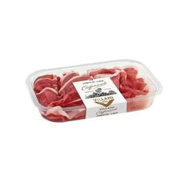 VILLANI Chiffonnade de jambon cru pastorello. 12 mois. Sans conservateur 80g
