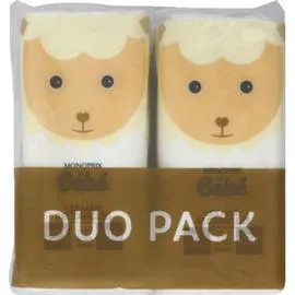 MONOPRIX BÉBÉ Les maxi rectangles 100% coton ultra doux l'unité