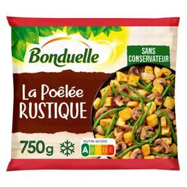 BONDUELLE Poêlée rustique aux pommes de terre, haricots verts et champignons 750g