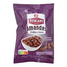 MARQUE REPÈRE, TOKAPI Amandes grillées et salées 50g