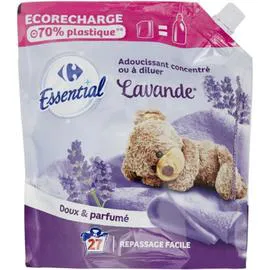 CARREFOUR ESSENTIAL Adoucissant Concentré Concentré/À Diluer Lavande 600ml