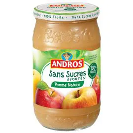 ANDROS Compote pomme s/sucres ajoutés 730g