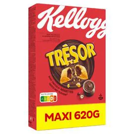 KELLOGG'S Céréales trésor chocolat noisettes 620g