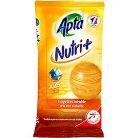APTA Lingettes meuble à la cire d'abeille Nutri+ x25