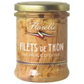FLORELLI Filets de thon huile d'olive 140g