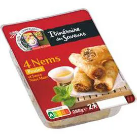 ITINÉRAIRE DES SAVEURS Nems poulet et sauce Nuoc mam 280g