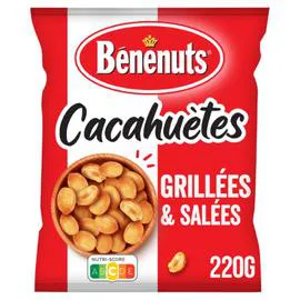BÉNÉNUTS Cacahuètes grillées & salées 220g
