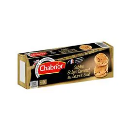 CHABRIOR Sablé éclats de caramel au beurre salé 125g