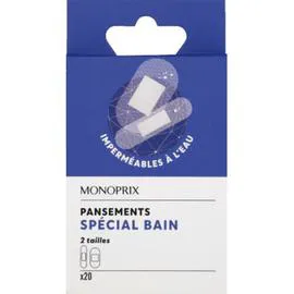 MONOPRIX Pansements Bains Étanches x20