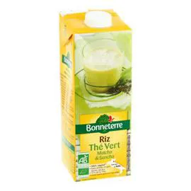 BONNETERRE Boisson Au Riz Thé Vert Matcha & Sencha  Bio 1l