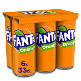 FANTA Soda orange 6x33cl
