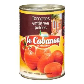 LE CABANON Tomates entières pelées 238g