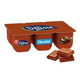  Crème dessert Delisse Chocolat 6x125g
