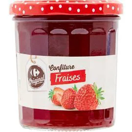 CARREFOUR ORIGINAL Confiture fraises 370g