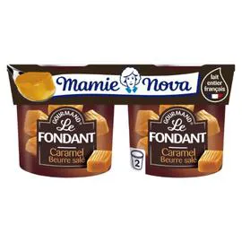 MAMIE NOVA Le Fondant Caramel beurre salé 2x150g