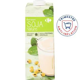 CARREFOUR Boisson végétale soja nature 1l