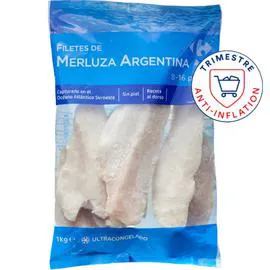CARREFOUR Filet de merlu blanc blanc 6/17 1kg