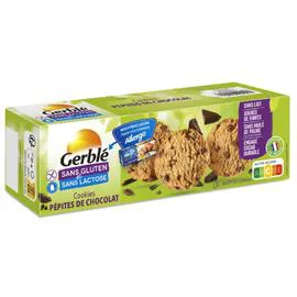 GERBLÉ Cookies pépites chocolat sans gluten & lactose 150g