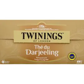 TWININGS Thé noir Darjeeling x25 50g