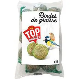 TOP BUDGET Boules de graisse pour oiseaux de jardin 900g