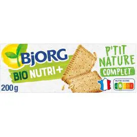 BJORG Biscuits Le P'tit Nature bio 200g