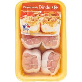 CARREFOUR Paupiettes de dinde 520g