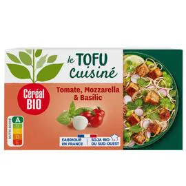 CÉRÉAL BIO Tofu cuisine tomate mozzarella Bio 180g