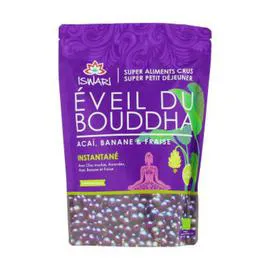 ISWARI Eveil Du Bouddha Açaï Banane & Fraise Bio 360g
