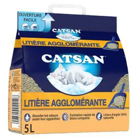 CATSAN Litière pour chats agglomérante plus 5l