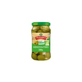 TRAMIER Olives vertes denoyautées bio 130g