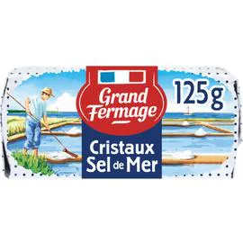 GRAND FERMAGE Beurre Demi-sel Aux Cristaux de Sel de Mer de Noirmoutier 125g