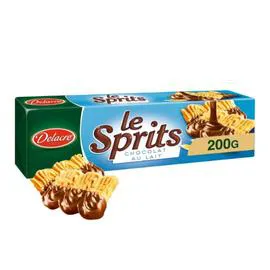 DELACRE Biscuits Sprits chocolat lait 200g