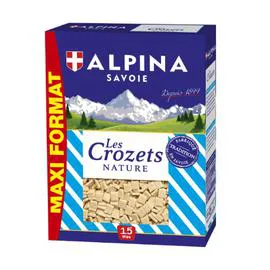 ALPINA SAVOIE Pâtes crozets, nature 600g