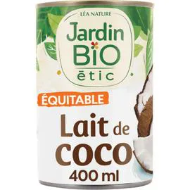 LÉA NATURE, JARDIN BIO ÉTIC Lait de coco Bio 400ml