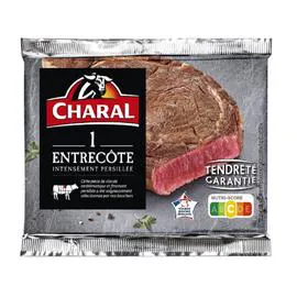 CHARAL Viande Bovine entrecôte à griller 220g